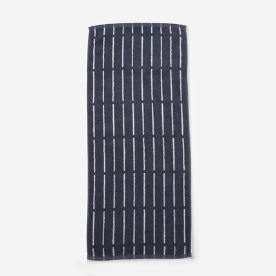 Kuvio Hand Towel Navy & White