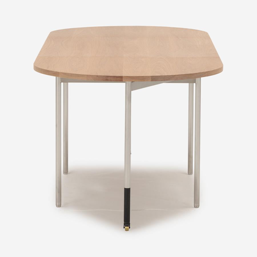 OLU Oval Extendable Dining Table Oak
