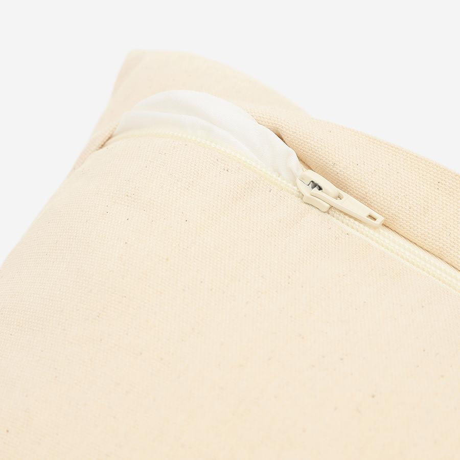 Fringe Line Cushion Cover 45cm White & Black