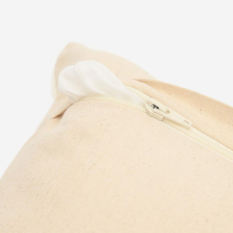 Fringe Curve Cushion Cover 45cm White & Black