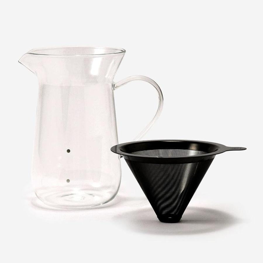 Titanium Cone Filter & Glass Pitcher Set