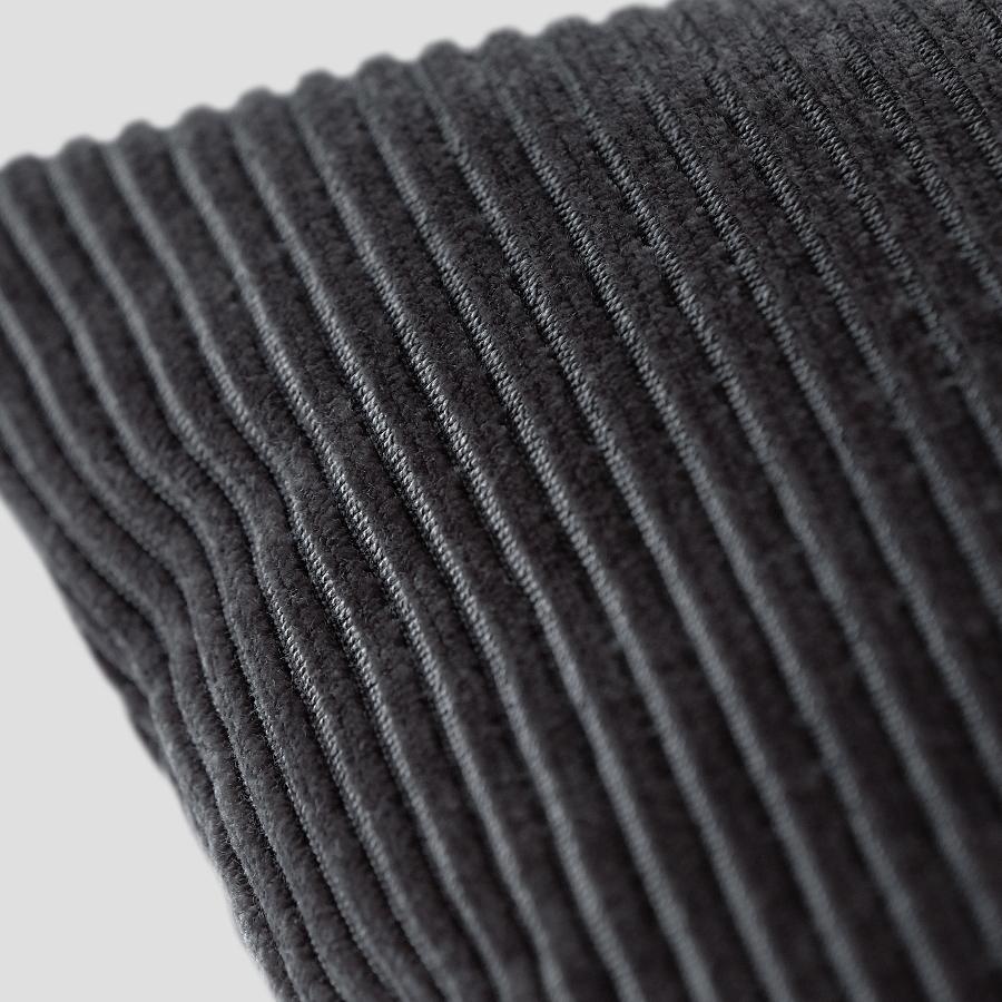 Flat Cushion Cover 50cm Dark Grey