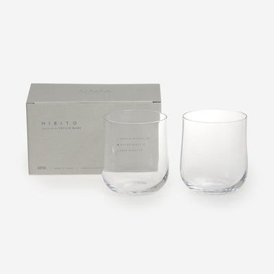 Water Glass Set of 2