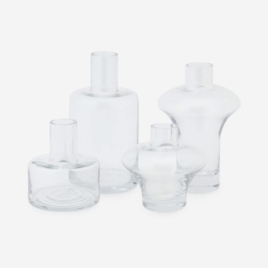 Bottle Glass Flower Vase Small