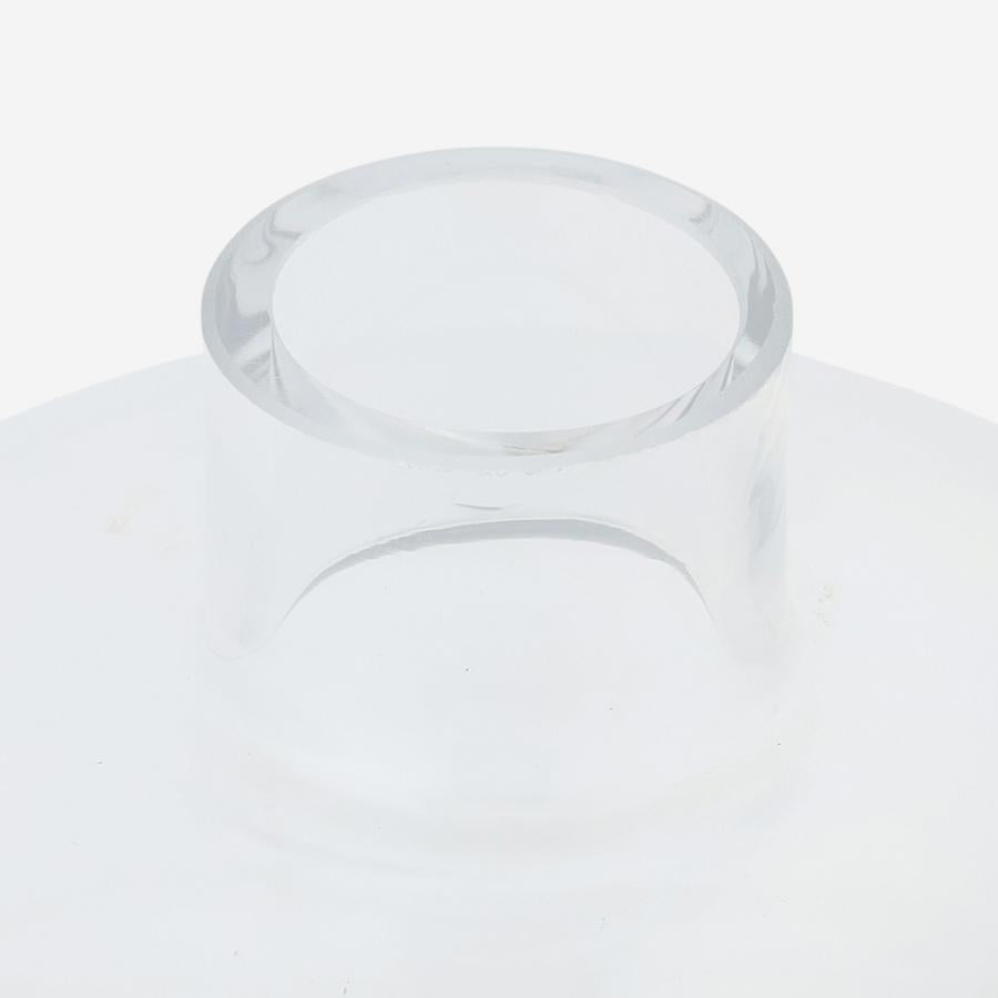 Curve Glass Flower Vase Small