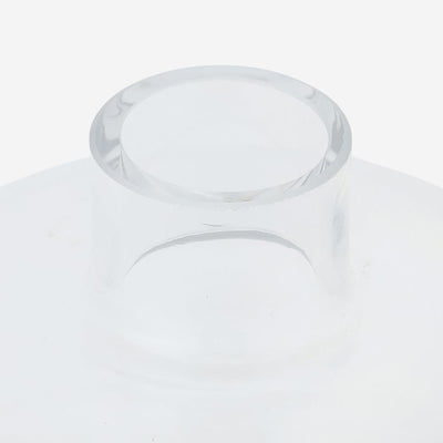 Curve Glass Flower Vase Small