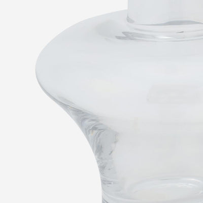 Curve Glass Flower Vase Small