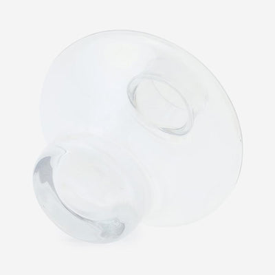 Curve Glass Flower Vase Small