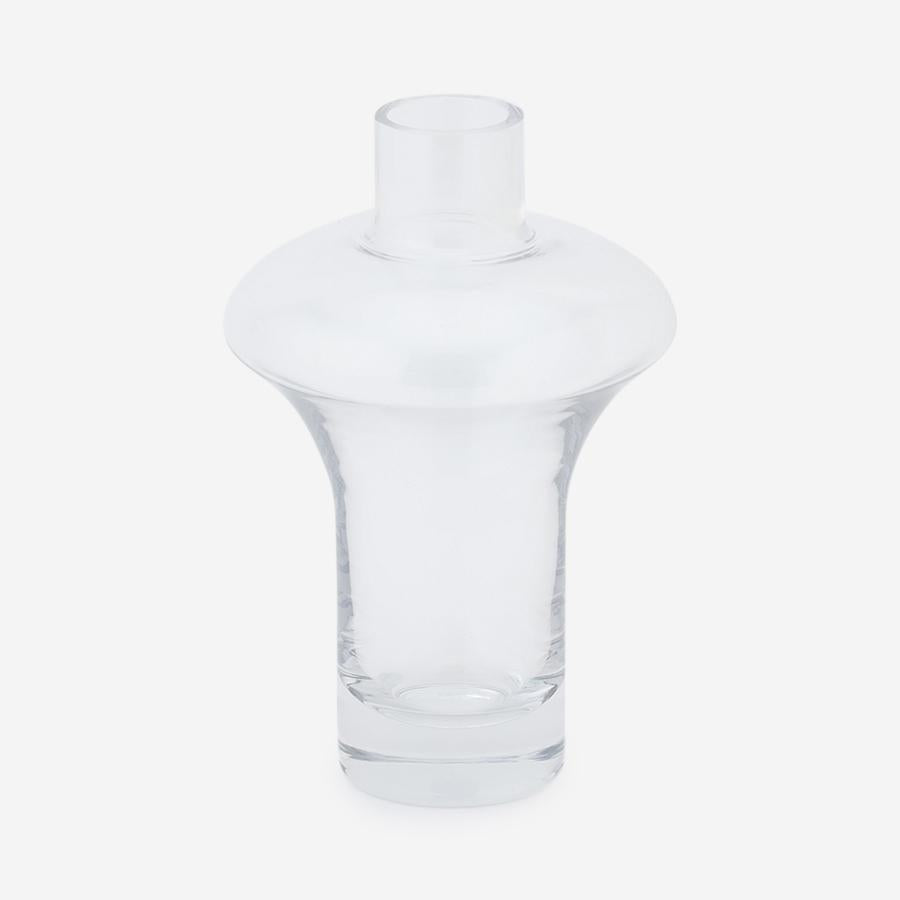 Curve Glass Flower Vase Large