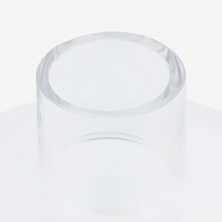 Curve Glass Flower Vase Large