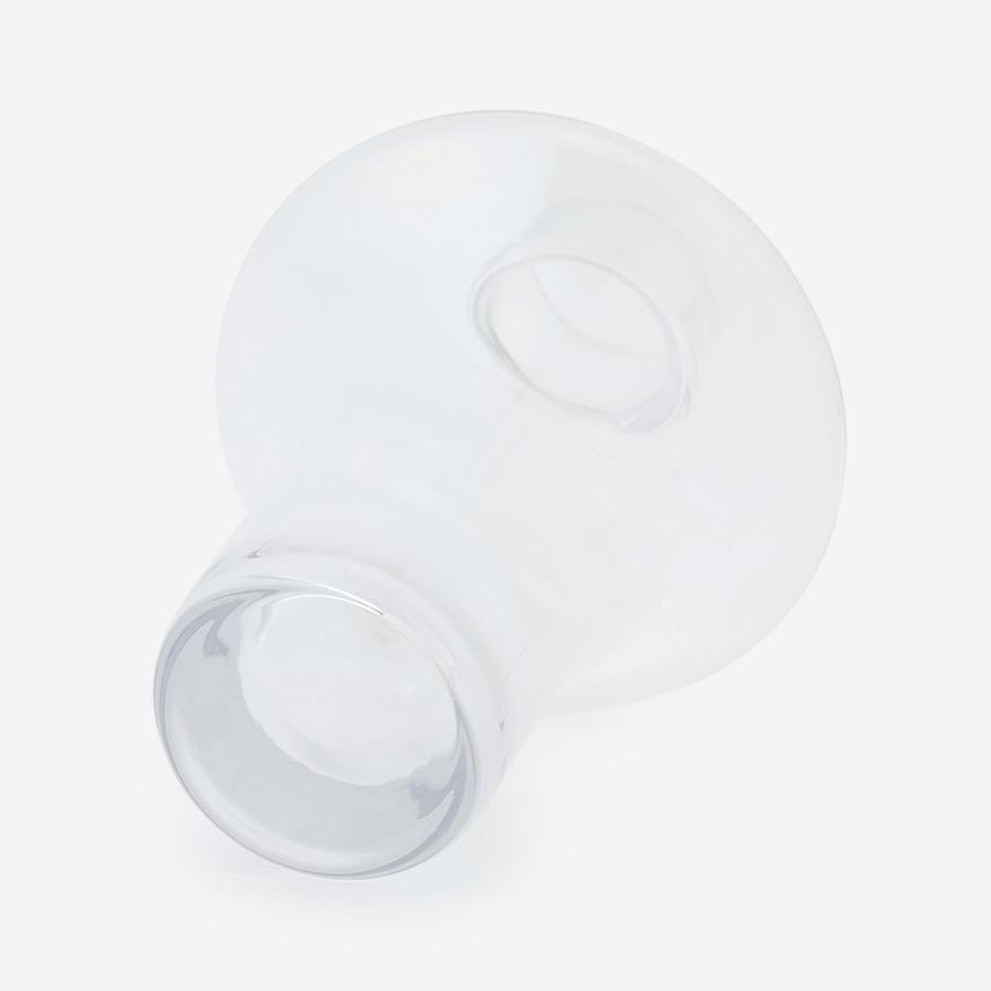 Curve Glass Flower Vase Large