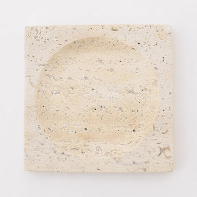 Travertine Stone Decor Tray