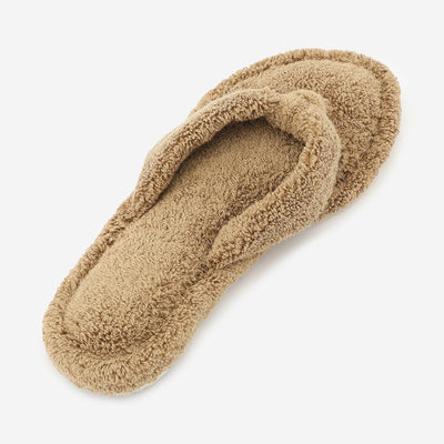 Cotton Pile Room Slippers Medium Brown