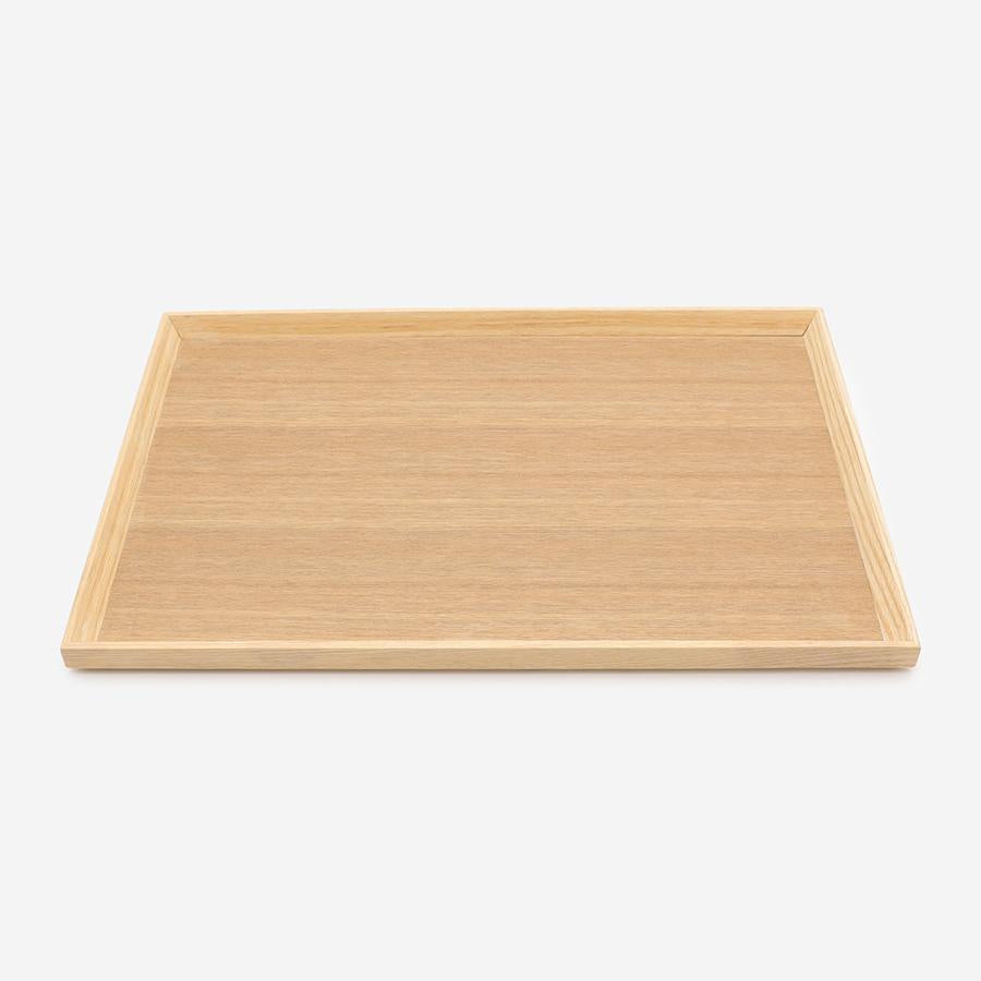 Stackable Wood Tray Small Natural