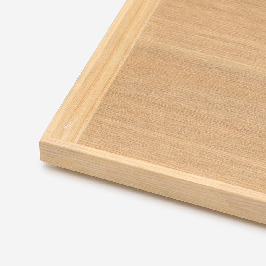 Stackable Wood Tray Small Natural
