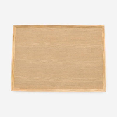 Stackable Wood Tray Large Natural