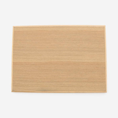 Stackable Wood Tray Large Natural