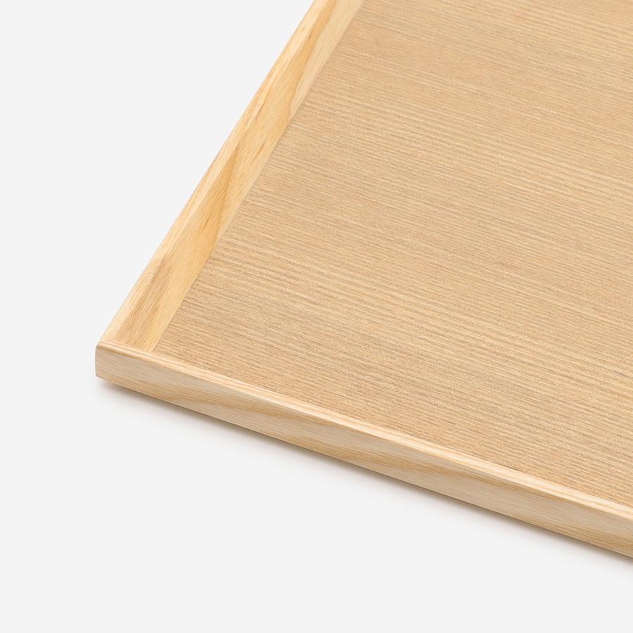 Stackable Wood Tray Large Natural