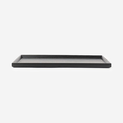 Stackable Wood Tray Small Black
