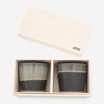 Glazed Ceramic Tea Cup Set of 2