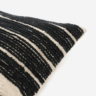 Arch Cushion Cover 45cm Natural & Black