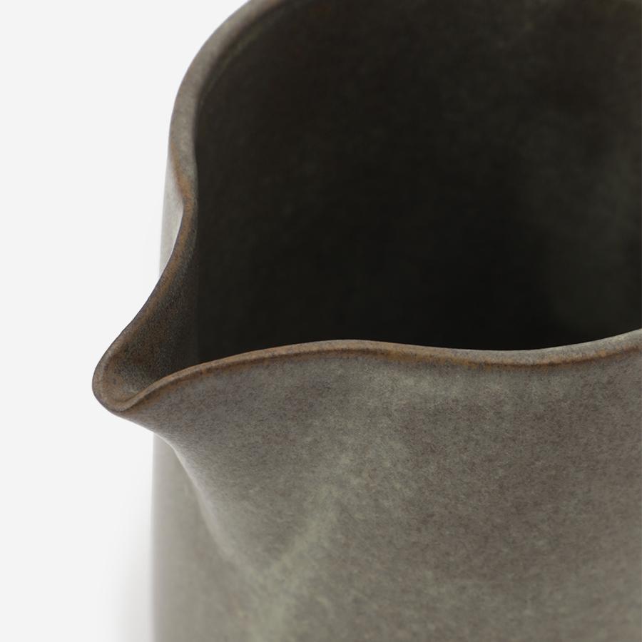 Ceramic Pitcher Rustic Copper