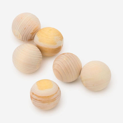 Hinoki Wood Aroma Balls 6pcs