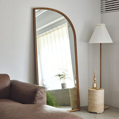 Rhythm Wood Floor Mirror