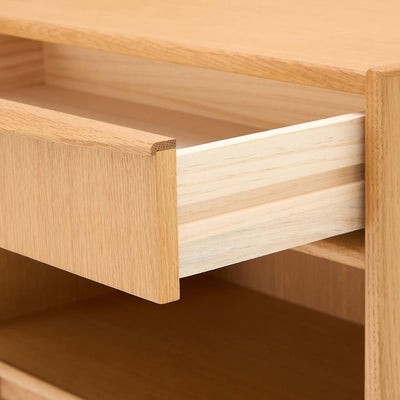 H.W.F Bedside Table 1 Drawer Oak