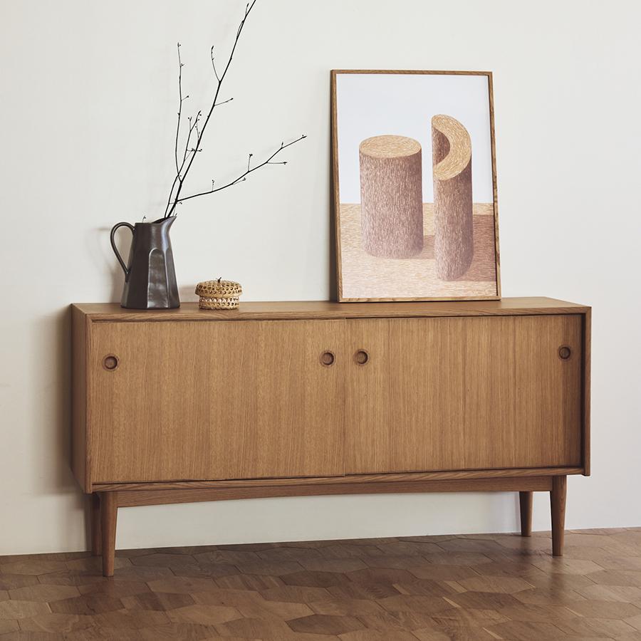 H.W.F Sideboard 2 Door 150cm Oak