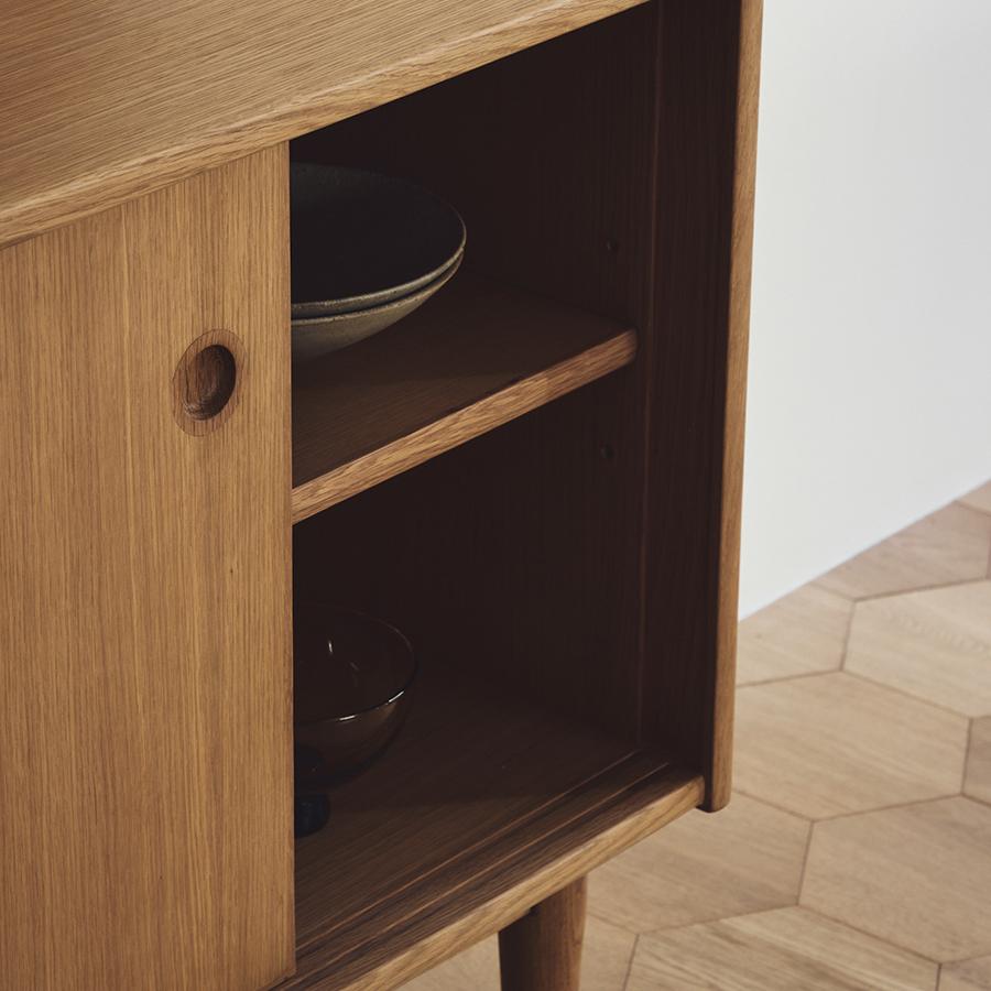 H.W.F Sideboard 2 Door 150cm Oak