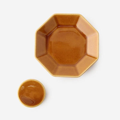 Mino Ware Sauce Dish & Chopstick Rest Set 8pcs