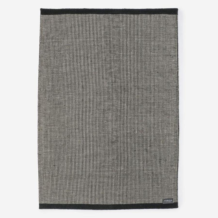 Harald Rug 170x240cm Black Stripe