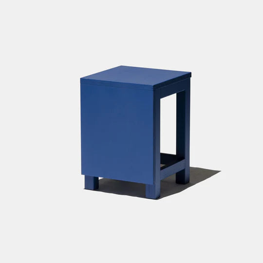 Craft Square Stool Blue – HOW WE LIVE POP-UP STORE