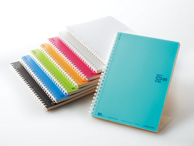 Soft Ring Notebook A5 5mm Grid Rule 80 Sheets