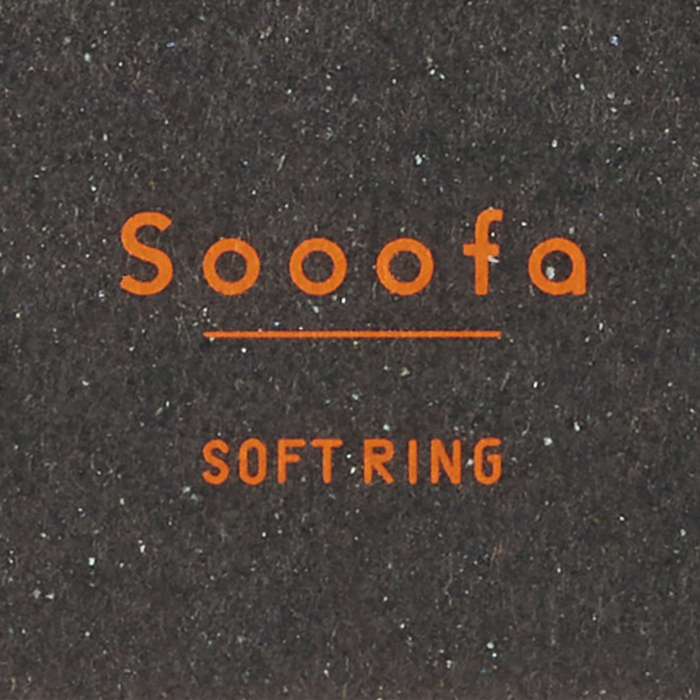 Soft Ring Notebook Sooofa Cardboard 4mm Grid Rule B6 Black