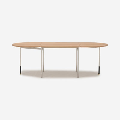 OLU Oval Extendable Dining Table Oak