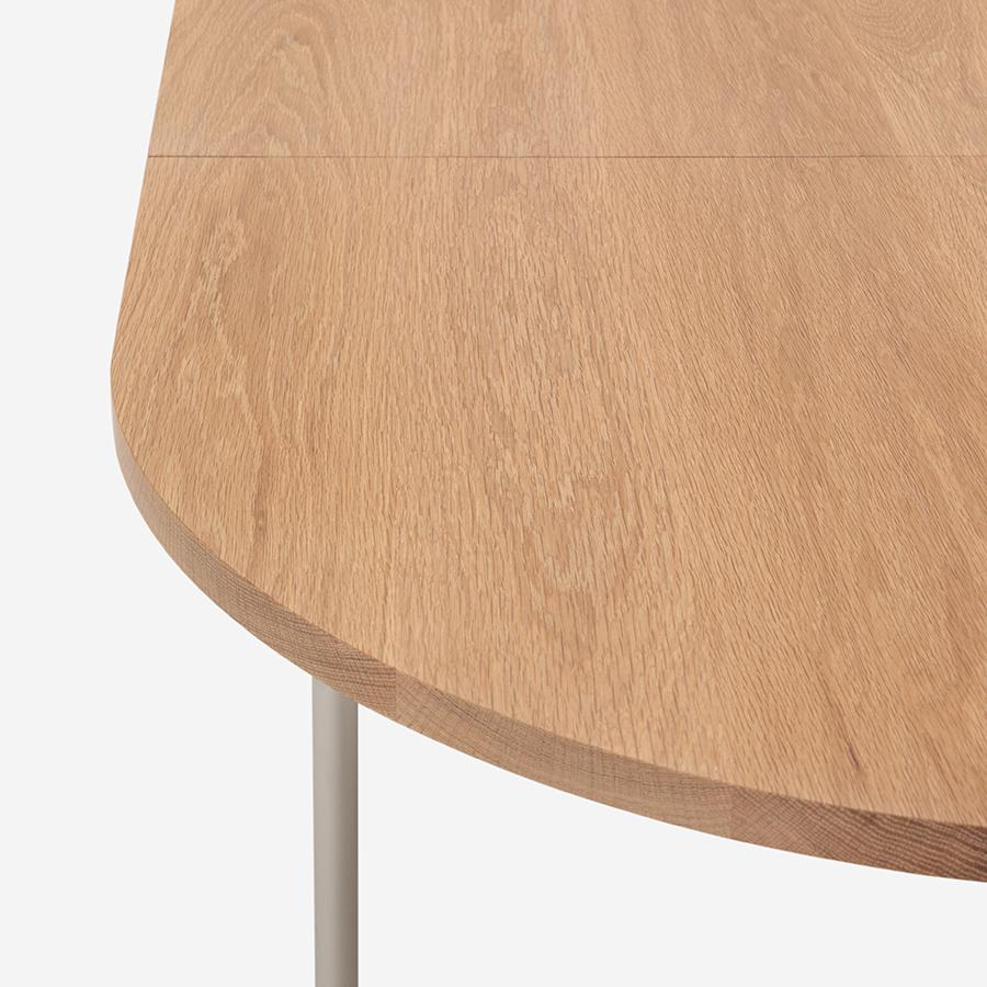 OLU Oval Extendable Dining Table Oak
