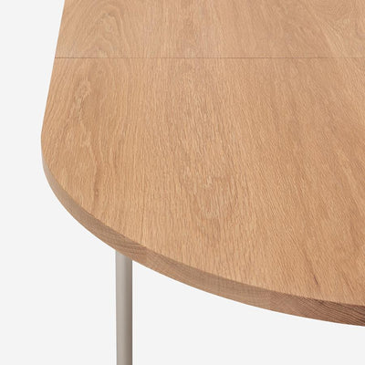 OLU Oval Extendable Dining Table Oak