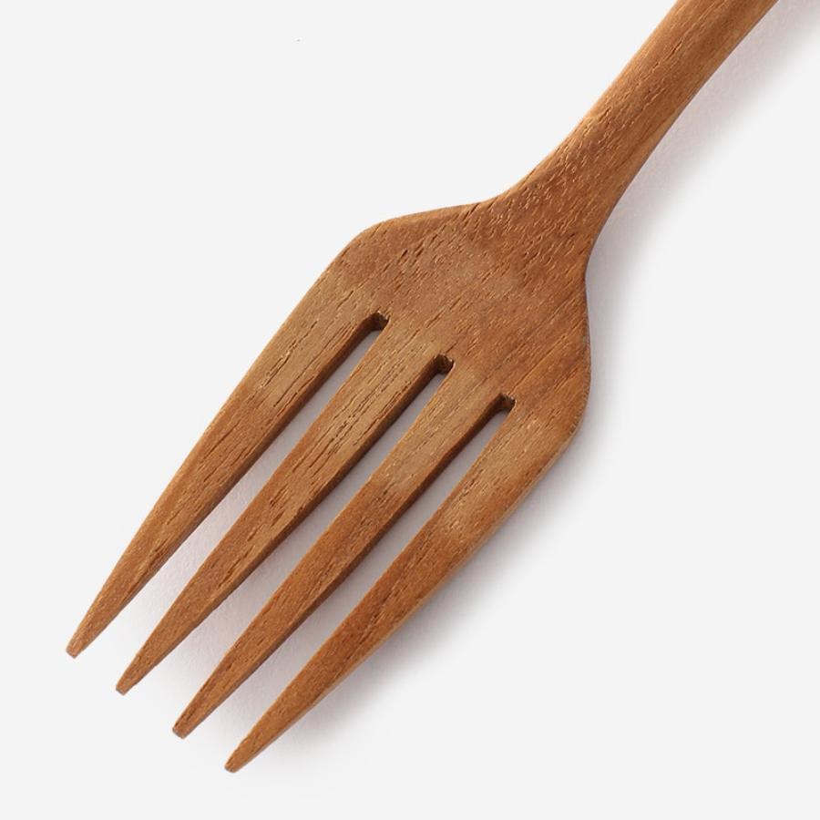 Wood Dessert Fork