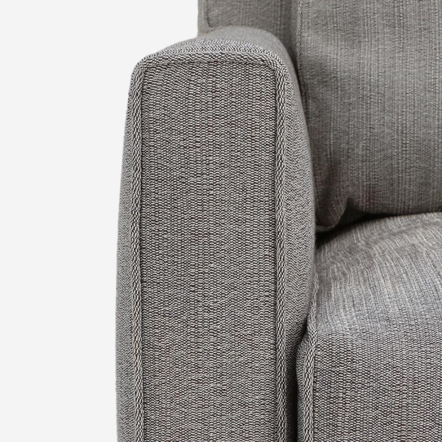 Streamline 2 Seater Leather Sofa Black