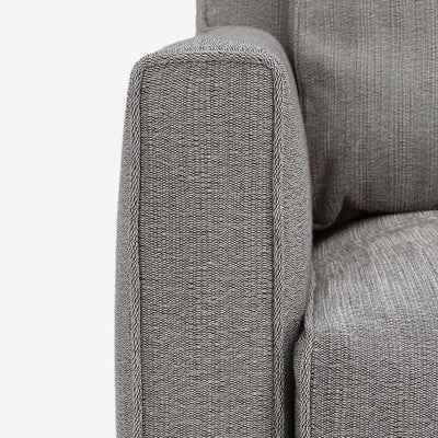 Streamline 2 Seater Leather Sofa Black