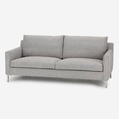 Streamline 2 Seater Leather Sofa Black