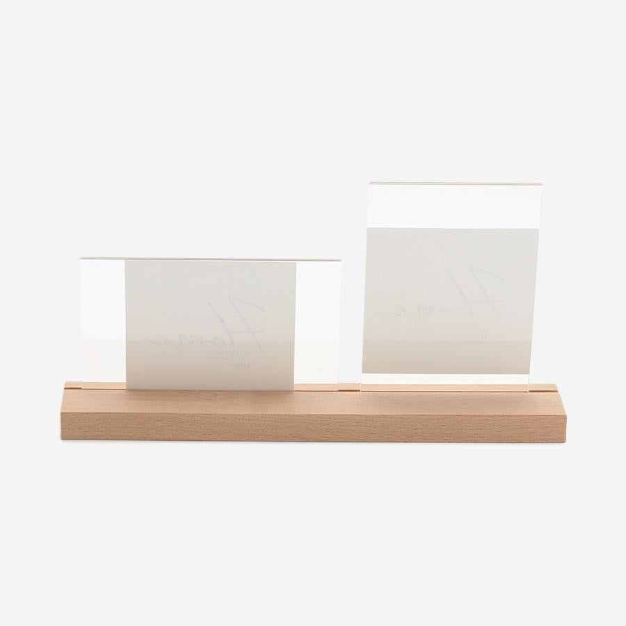 Acrylic Double Photo Frame 4x6