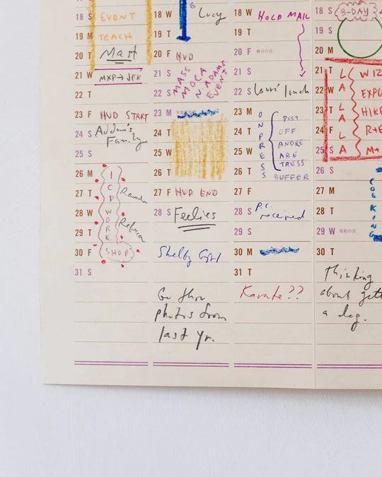 One Year Wall Calendar 2026