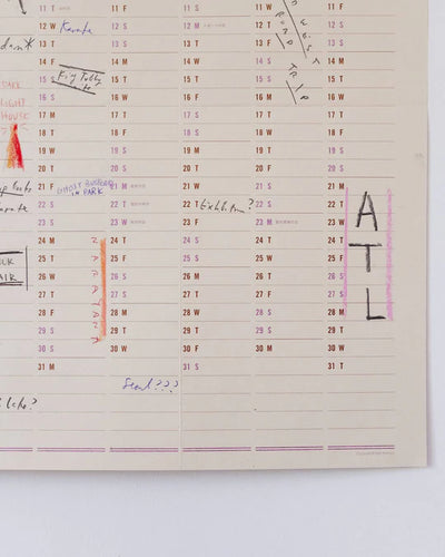 One Year Wall Calendar 2026