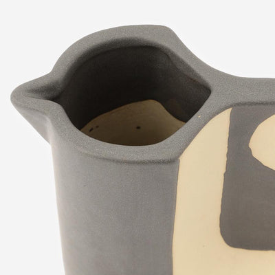 Birdie Ceramic Object with Rattan Handle