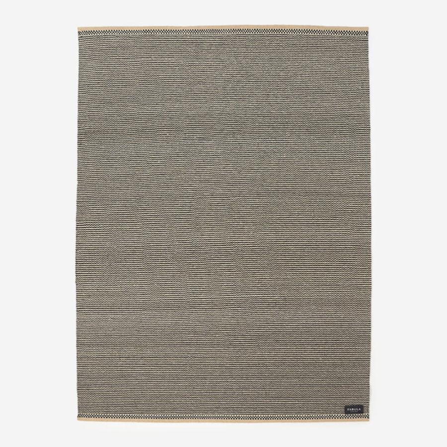 Daisy Rug 170x240cm Black & Beige