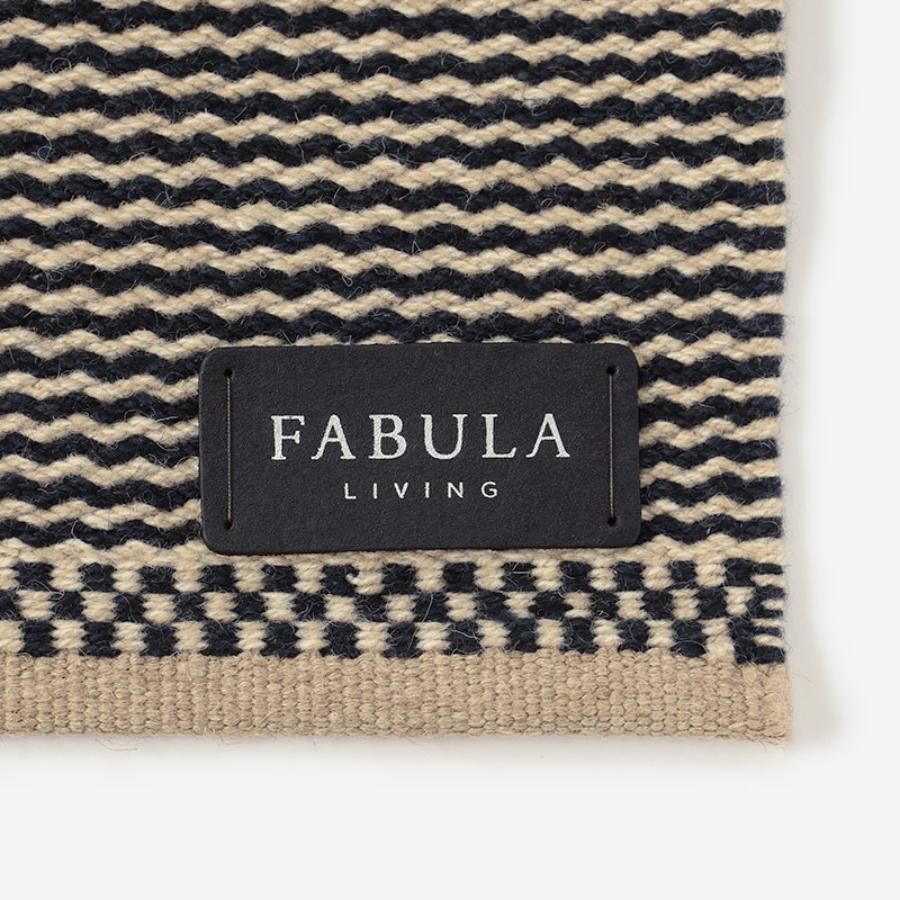 Daisy Rug 170x240cm Black & Beige