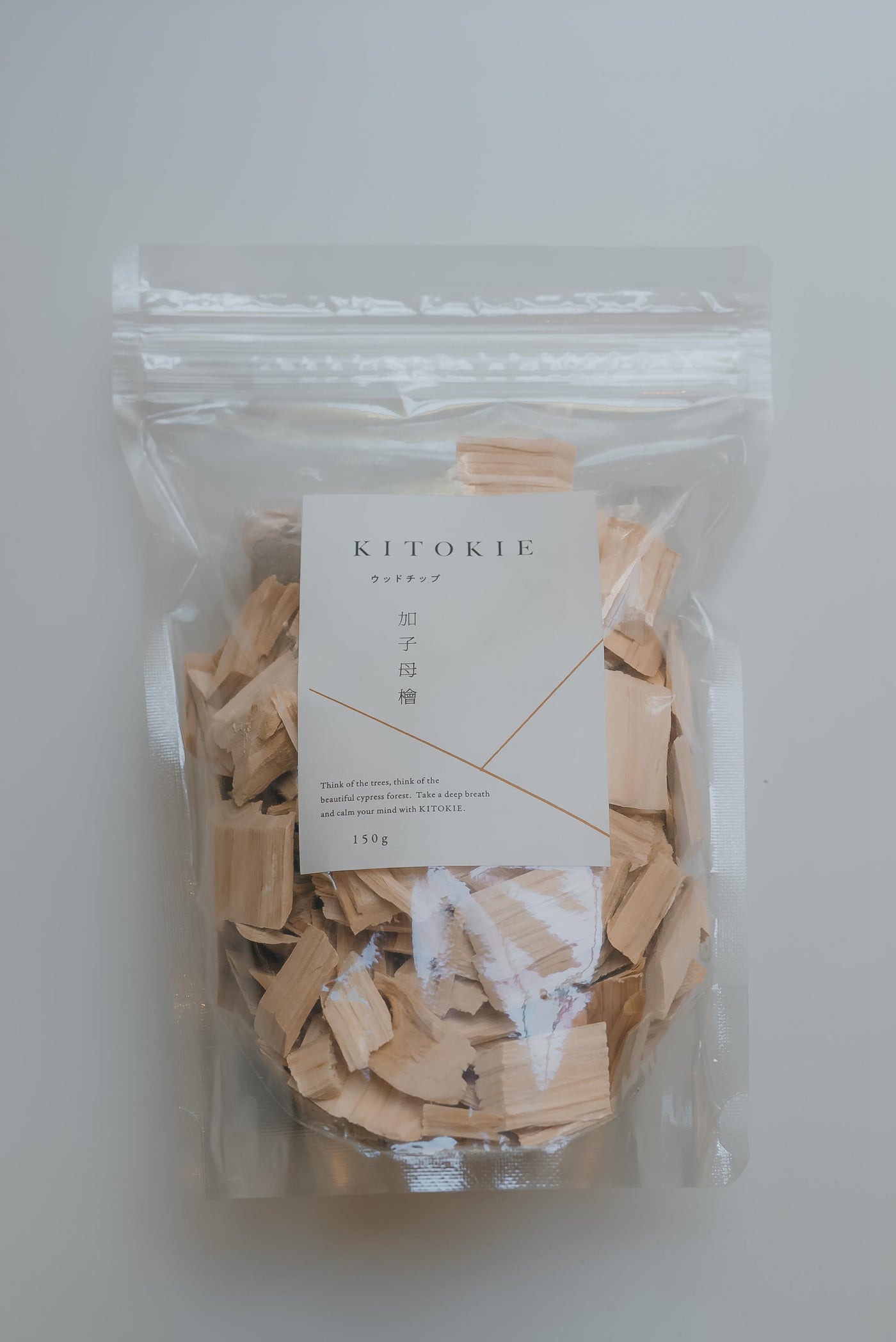 Loose Hinoki Wood Chips with Drawstring Pouch